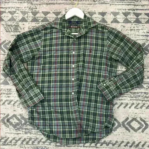 Polo Ralph Lauren Other - Polo by Ralph Lauren Green Plaid Men's Shirt